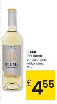 Oferta de Blume - D.o. Rueda Verdejo Viura White Wine por 4,55€ en Eroski