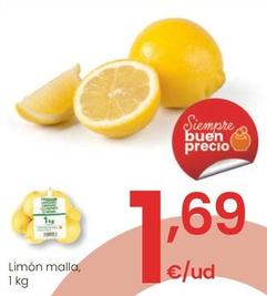 Oferta de Limón Malla por 1,69€ en Eroski