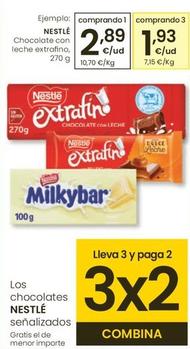 Oferta de Nestlé - Chocolate Con Leche Extrafino  por 2,89€ en Eroski