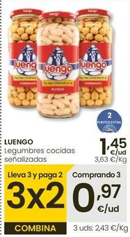 Oferta de Luengo - Legumbres Cocidas Senalizadas  por 1,45€ en Eroski