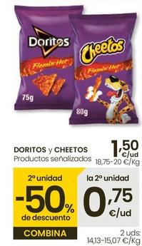 Oferta de Doritos Y Cheetos - Productos Señalizados por 1,5€ en Eroski