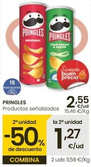 Oferta de Pringles - Productos Senalizados  por 2,55€ en Eroski