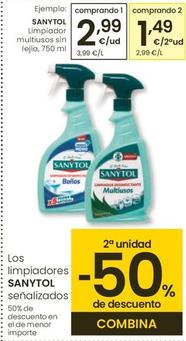 Oferta de Sanytol - Limpiador Multiusos Sin Lejia  por 2,99€ en Eroski