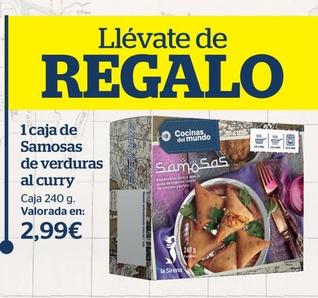 Oferta de Samosa De Verduras Al Curry por 3,15€ en La Sirena