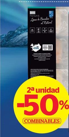Oferta de Premium - Lomos De Bacalao Msc Sin Salar por 14,99€ en La Sirena