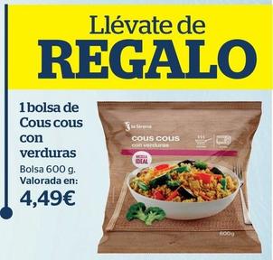 Oferta de Cous Cous Con Verduras por 4,49€ en La Sirena