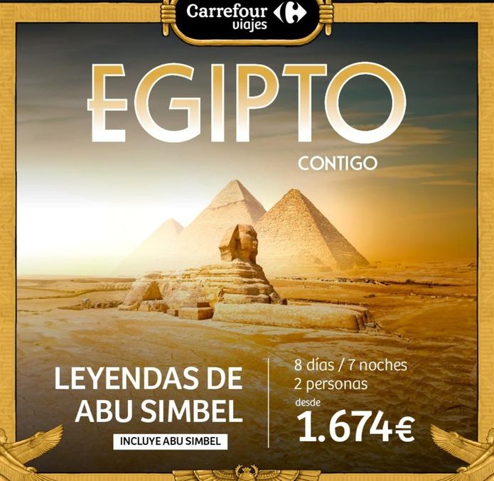Oferta de Viajes a Egipto en Carrefour Viajes
