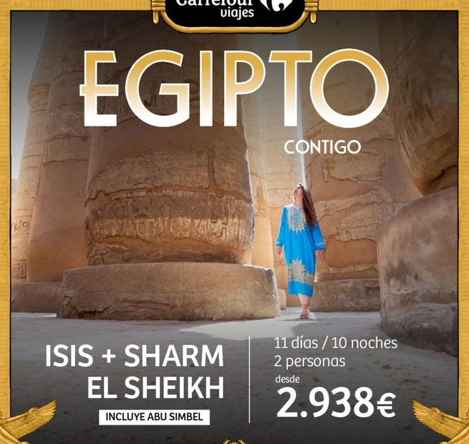 Oferta de Viajes a Egipto en Carrefour Viajes
