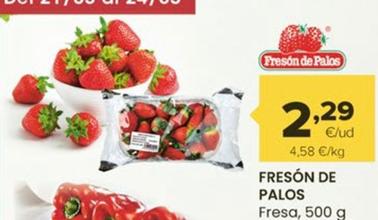 Oferta de Freson De Palos - Fresa por 2,29€ en Autoservicios Familia
