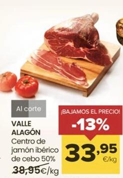 Oferta de Valle Alagón - Centro De Jamon Iberico De Cebo 50% por 33,95€ en Autoservicios Familia