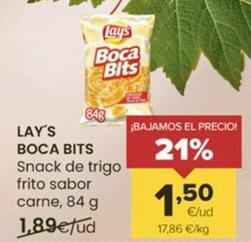Oferta de Lay's - Snacks De Trigo Frito Sabor Carne por 1,5€ en Autoservicios Familia