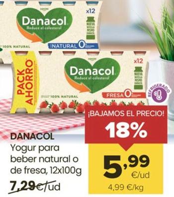Oferta de Danacol - Yogur Para Beber Natural por 5,99€ en Autoservicios Familia