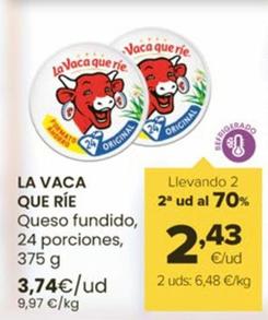 Oferta de La Vaca Que Ríe - Queso Fundido por 3,74€ en Autoservicios Familia