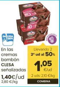 Oferta de Clesa - En Las Cremas Bombon por 1,4€ en Autoservicios Familia