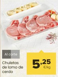 Oferta de Chuletas De Lomo De Cerdo por 5,25€ en Autoservicios Familia