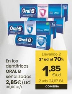 Oferta de Oral B - En Los Dentifricos por 2,85€ en Autoservicios Familia