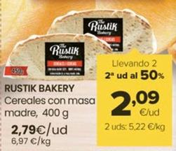 Oferta de The Rustik Bakery - Cereales Con Masa Madre por 2,79€ en Autoservicios Familia