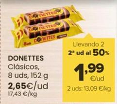 Oferta de Donettes - Clasico por 2,65€ en Autoservicios Familia