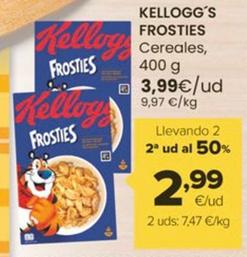 Oferta de Kellogg's - Frosties Cereales por 3,99€ en Autoservicios Familia