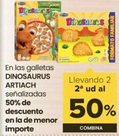 Oferta de Artiach - En Las Galletas Dinosaurus en Autoservicios Familia