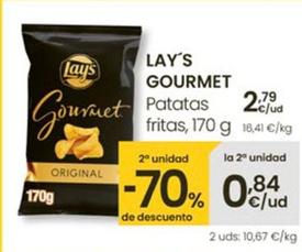 Oferta de Lay's - Gourmet Patatas Fritas por 2,79€ en Eroski