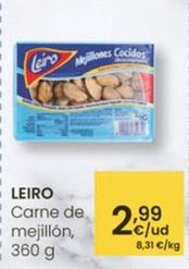 Oferta de Leiro - Carne De Mejillón por 2,99€ en Eroski