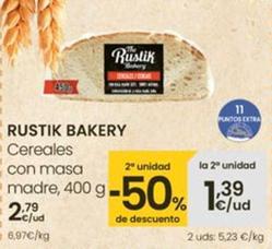 Oferta de The Rustik Bakery - Cereales Con Masa Madre por 2,79€ en Eroski