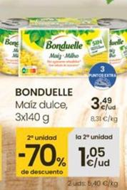 Oferta de Bonduelle - Maíz Dulce por 3,49€ en Eroski