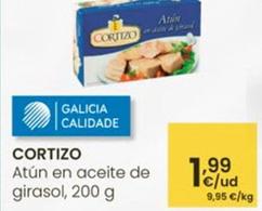 Oferta de Cortizo - Atún En Aceite De Girasol por 1,99€ en Eroski