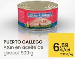 Oferta de Puerto Gallego - Atún En Aceite De Girasol por 6,59€ en Eroski