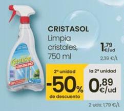Oferta de Cristasol - Limpia Cristales por 1,79€ en Eroski