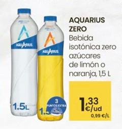 Oferta de Aquarius - Zero Bebida Isotónica Zero Azúcares De Limón por 1,99€ en Eroski