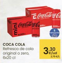 Oferta de Coca-cola - Refresco De Cola Original por 3,3€ en Eroski