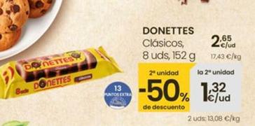 Oferta de Donettes - Clasicos por 2,65€ en Eroski