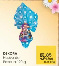 Oferta de Dekora - Huevo De Pascua por 5,85€ en Eroski