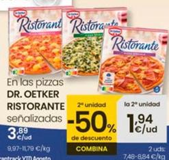 Oferta de Dr Oetker - Ristorante En Las Pizzas por 3,89€ en Eroski