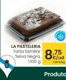 Oferta de La Pasteleria - Tarta Familiar Selva Negra por 8,75€ en Eroski