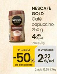 Oferta de Nescafé - Gold Cafe Capuccino  por 4,45€ en Eroski