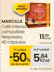 Oferta de Marcilla - Café Intenso Compatible por 11,69€ en Eroski