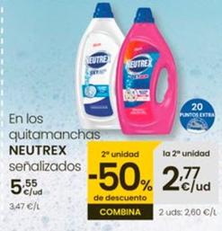 Oferta de Neutrex - En Los Quitamanchas por 5,55€ en Eroski