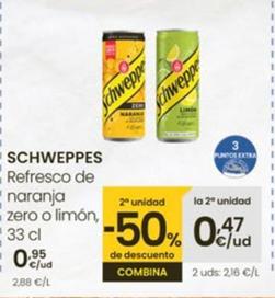 Oferta de Scheweppes - Refresco De Naranja Zero por 0,95€ en Eroski