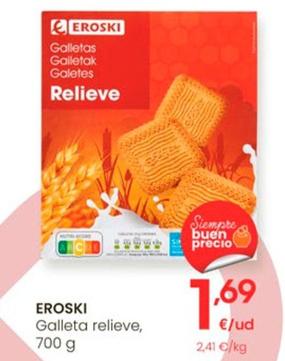 Oferta de Eroski - Galleta Relieve por 1,69€ en Eroski