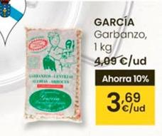 Oferta de Garcia - Garbanzo por 3,69€ en Eroski