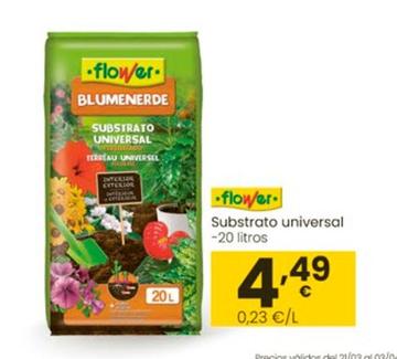 Oferta de Flower - Substrato Universal por 4,49€ en Eroski