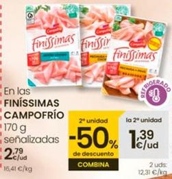 Oferta de Campofrío - Finíssimas por 2,79€ en Eroski