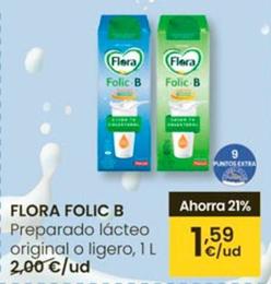 Oferta de Flora - Folic B Preparado Lácteo Original por 1,59€ en Eroski
