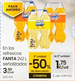 Oferta de Fanta - En Los Refrescos por 3,5€ en Eroski