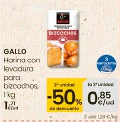 Oferta de Gallo - Harina Con Levadura por 1,71€ en Eroski