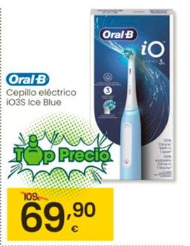 Oferta de Oral B - Cepillo Eléctrico Io3s Ice Blue por 69,9€ en Eroski
