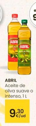 Oferta de Abril - Aceite De Oliva Suave O Intenso por 9,3€ en Eroski